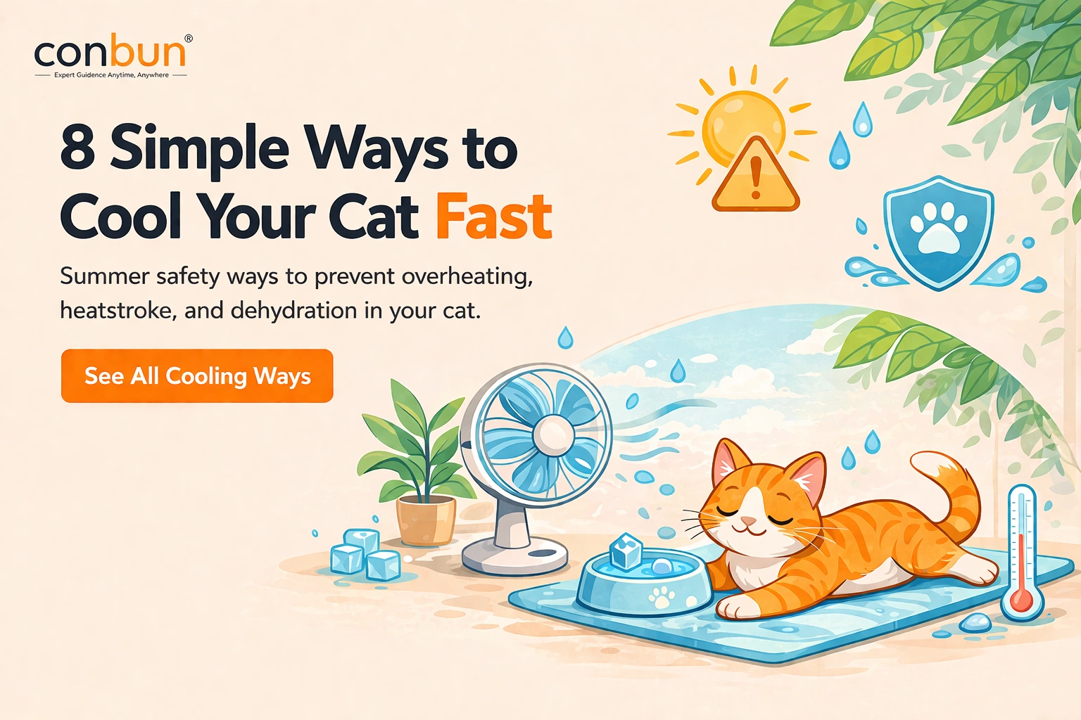 8 Simple Ways to Cool Your Cat Fast - Summer Safety Guide